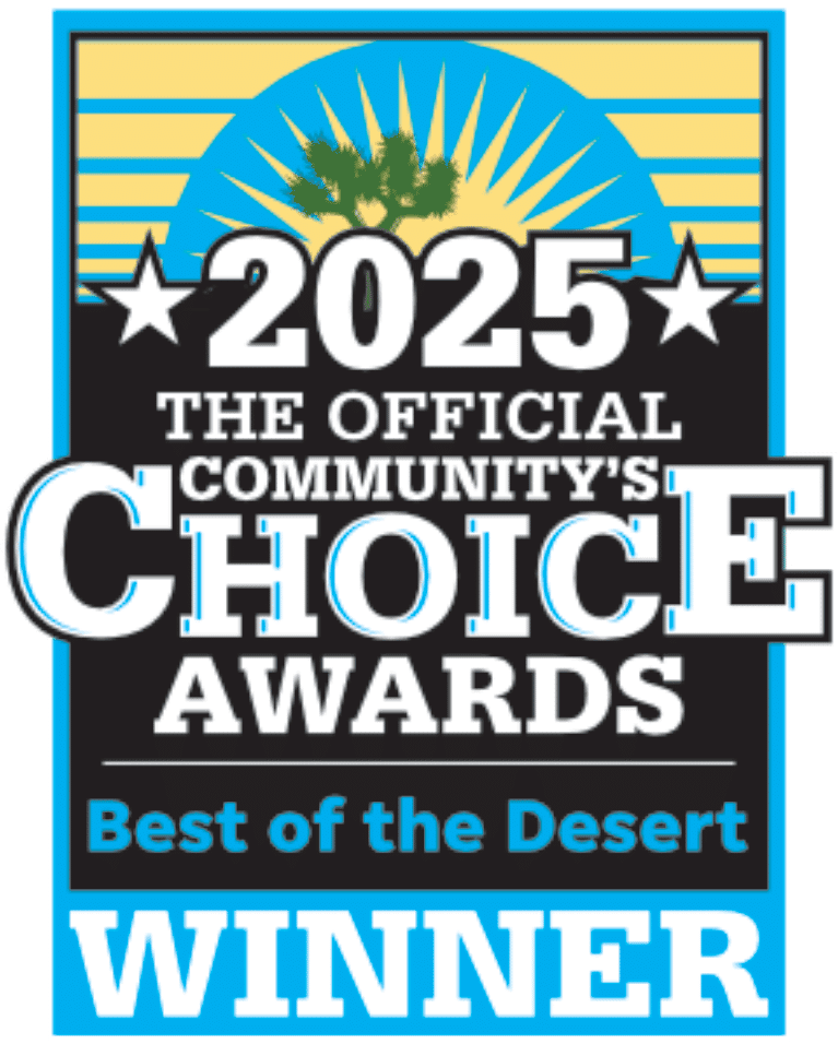 2025 Community's Choice Awards Best of the Desert Winner