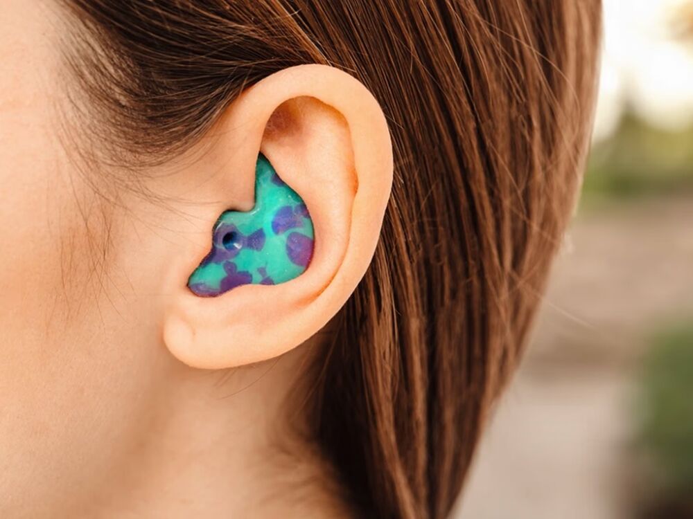 Custom-molded earplugs and musician ear molds made from ear impressions at Optimum Audiology in the High Desert